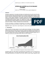 The Use of Copper and Copper Alloys in Railway Systems: Line Construction (%)