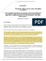 Alcantara v. de Vera A.C. No. 5859 November 23, 2010