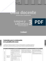 Llaves Guia Docente Lengua y Literatura 3