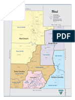 BLM Utah Administrative Boundaries Map