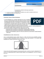 Module 16 Areas Under A Normal Distribution