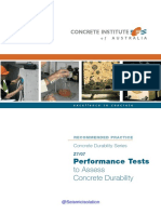 Performance Tests To Assess Concrete Durability CIA Z707 2015