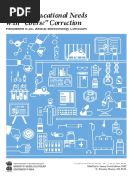 Remodelled Biotech Curriculum - Medical Biotechnology 2