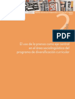 El Uso de La Prensa Como Eje Central Del Área Sociolingüística Del PDC