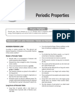 Periodic Properties: Chapter Highlights