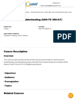 Brocade SAN Troubleshooting (SAN-TS 300-ILT) Training