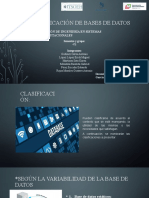 1.5 Clasificación de Las Bases de Datos