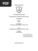 Psicofisiología de La Ansiedad, Depresión y Estrés