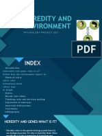 Heredity and Environment