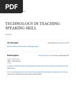 Technologyinteachingspeakingskill With Cover Page v2