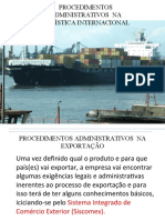 Procedimentos Administrativos Na Exportação