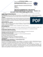 Guia de Trabajo de Ciencias Económicas para Trabajar en Casa - Ciclos Económicos El Parque 2020