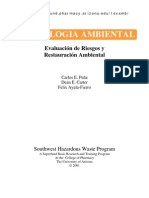 TOXICOLOGIA AMBIENTAL Evaluacion de Riesgos y Restauracion Ambiental