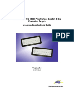 ISO 10110-7 / ISO 14997 Plus Surface Scratch & Dig Evaluation Targets Usage and Applications Guide