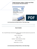 Read (PDF) Books Model Business Letters, E-Mails and Other Business Documents FOR ANY DEVICE