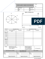 Circularity Inspection Report: Shell Course (LW) CW CW