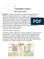 Iot Assignment Module 1: Name: Rohit Yadav Roll No: CS19206702 1) Explain SOC / Short Note On SOC Solution