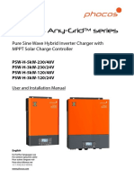 Pure Sine Wave Hybrid Inverter Charger With MPPT Solar Charge Controller