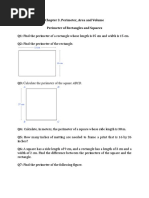 Chapter 3. Perimeter, Area and Volume