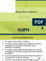 Acute Respiratory Infection: Fransisca Handy