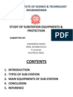 Study of Substation Equipments & Protection: Konark Institute of Science & Technology Bhubaneswar