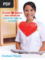 ST John of God Hospital Subiaco: Graduate Nurses Brochure