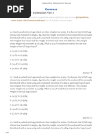 Statistics Mcqs - Estimation Part 2: Examrace