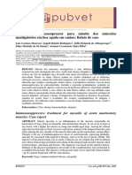 Tratamento Imunossupressor para Miosite Dos Muscul