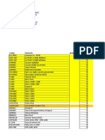 Packing List - (Vista Herradura) - 2