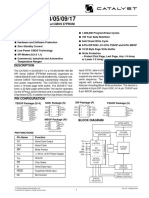 CAT25C11/03/05/09/17: 1K/2K/4K/8K/16K SPI Serial CMOS E Prom Features