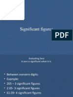 Significant Figures