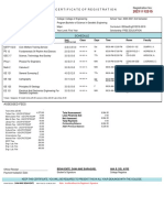 Certificate of Registration Registration No:: Code Subject Unit Class Days Time Room Faculty