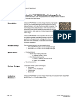 Amberlite™ Hpr4800 CL Ion Exchange Resin: Product Data Sheet