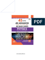 Physics JEE Solved Papers 41 Years Disha Publication