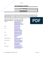 Project Management Checklist