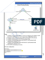 CCNA 200-301 - Lab-9 Default Floating Routes v1.0