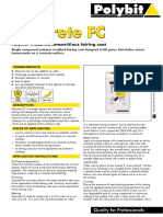 Polycrete FC: Polymer Modified Cementitious Fairing Coat