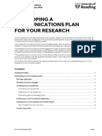 Communications Planning Template