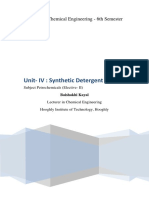 Study Material of Synthetic Detergent