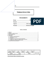 Trabajo en Altura: Procedimiento