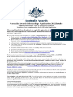 Australia Awards Scholarships Application 2022 Intake