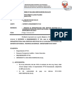 Informe Sustento de Requerimiento #323