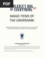 Magic Items of The Underdark: G. Simpson and Sean Burns