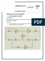 Informe de La Ley de Kirchhoff Fis 102