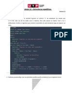 Separata de Trabajo 12 - Estructuras Repetitivas Anidadas Escobar Palacios