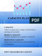 Capacity Planning