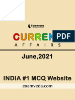 Current Affairs June 2021 PDF