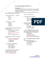 Soal Latihan Bahasa Inggris Descriptive Text