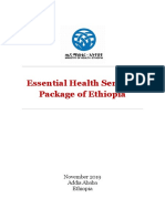 Essential Health Services Package of Ethiopia 2019