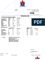 Hematology Unit: Complete Blood Picture (CBC)